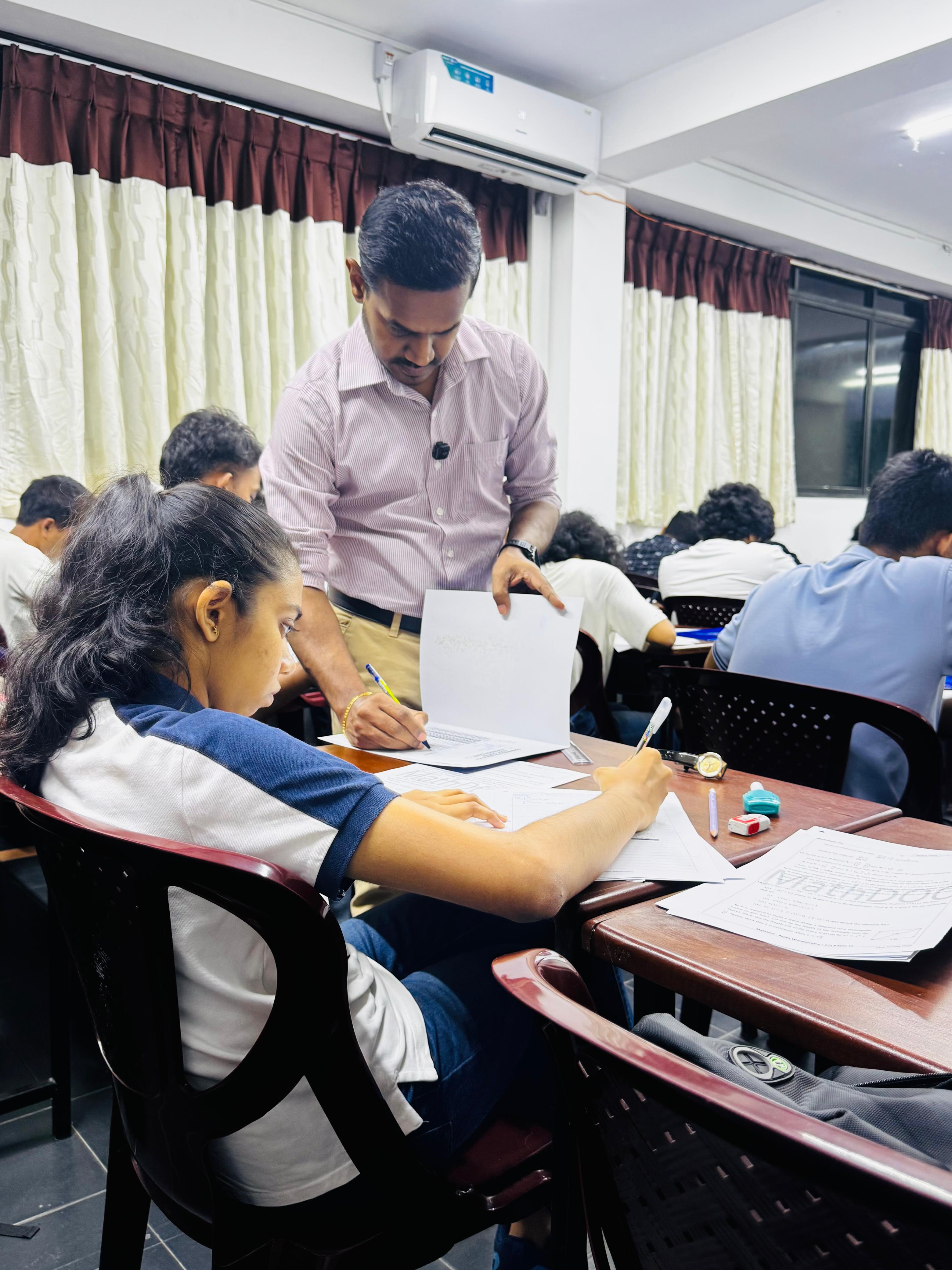 Classroom during the revision arc